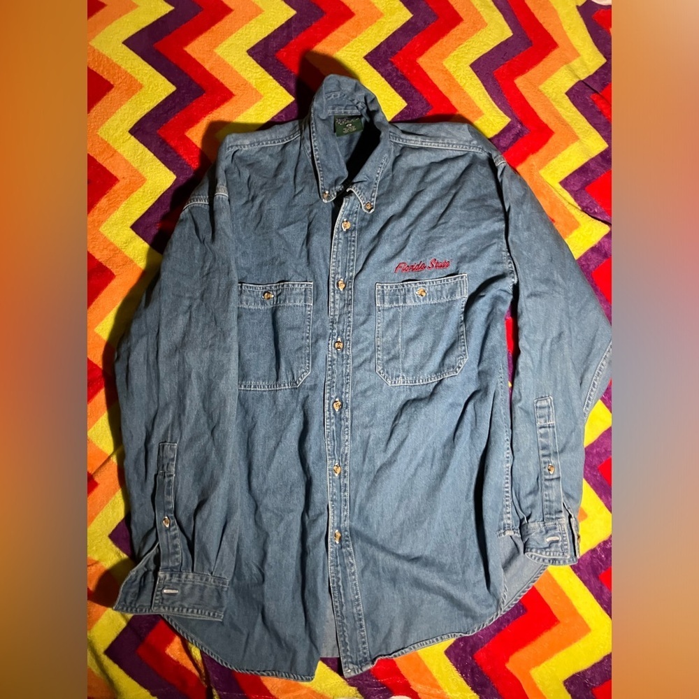 Florida State University denim jean jacket